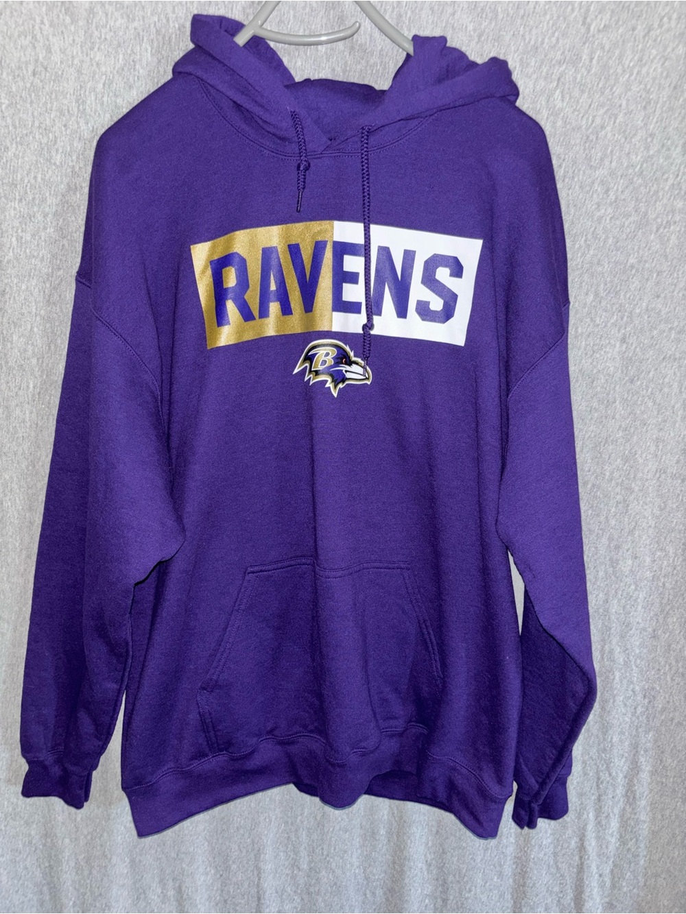 Team Apparel Purple NFL Baltimore Ravens Pullover Hoodie